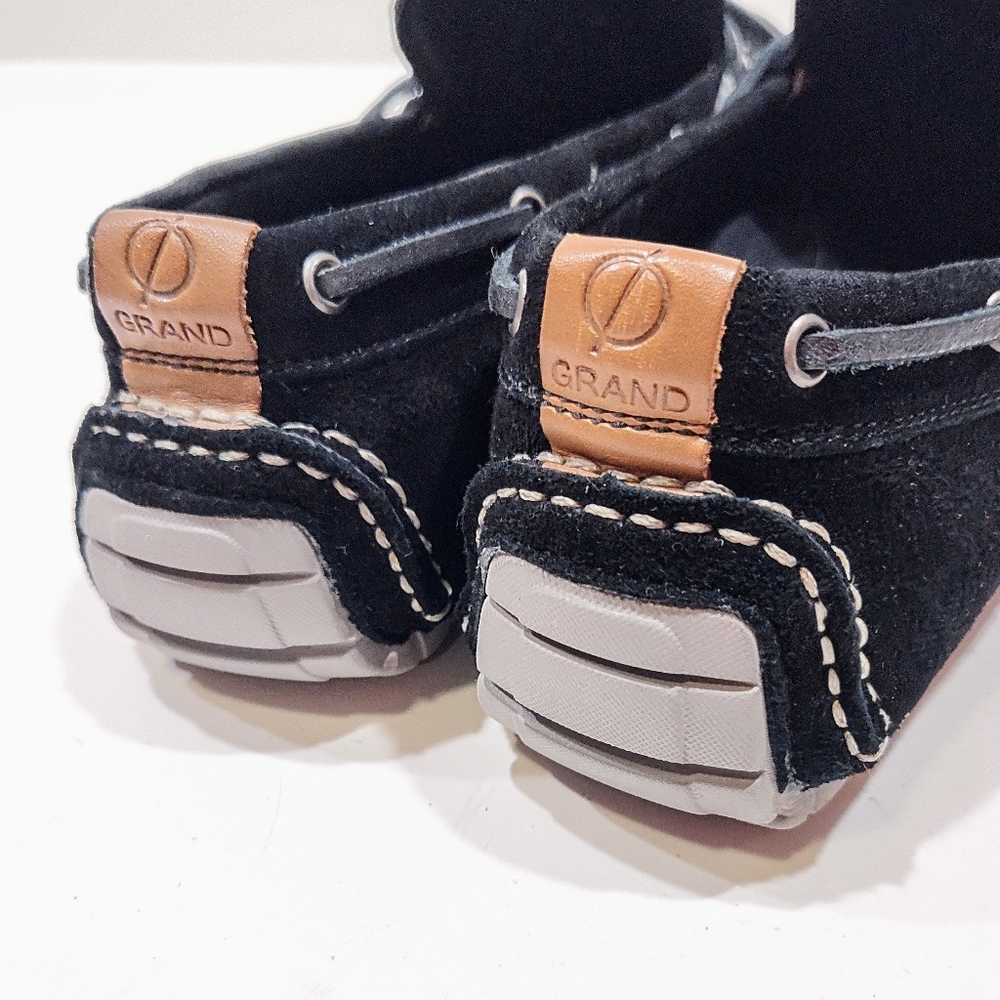 Cole Haan Zerogrand Camp Moc Driver Black Suede Mens 10M Loafers C25991 - Picture 11 of 14